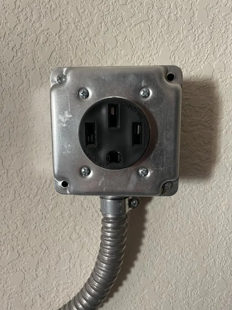 NEMA 14-50 outlet installed for Electrical Panel Upgrade in Nashville